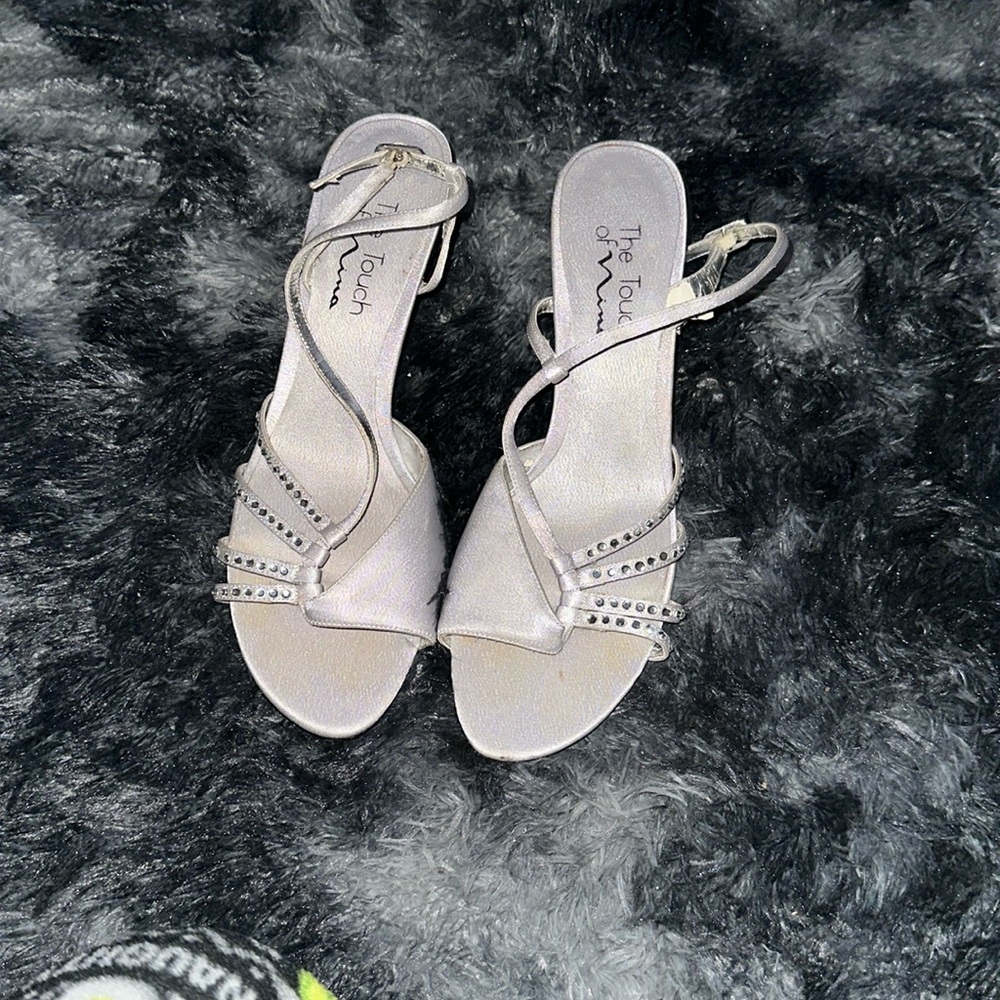 Silver heels